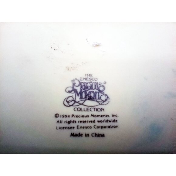 Vintage Precious Moments Ceramic Wall Plaque Hand In Hand Together We Walk God - Picture 10 of 12